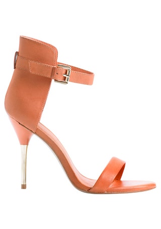 Mango туфли из кожи  и металла 3499 руб.