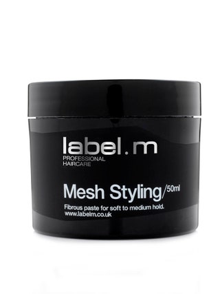 Моделирующий крем Mesh Styling от Label M  помогает сформировать объемную прическу и придает волосам блеск.