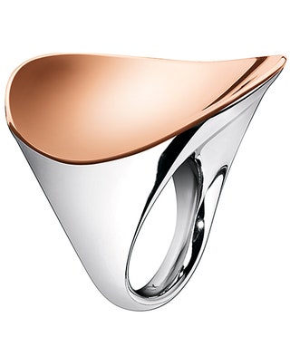 Кольцо из стали с PVDнапылением розового золота 3700 руб. cK Jewelry