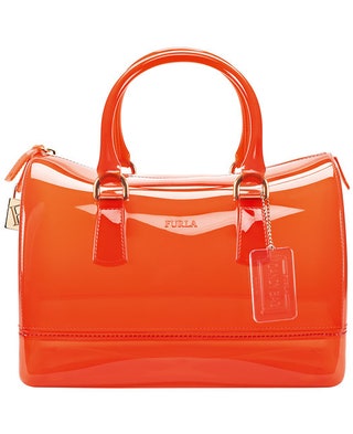 Сумка из лакированной резины 7300 руб. Furla