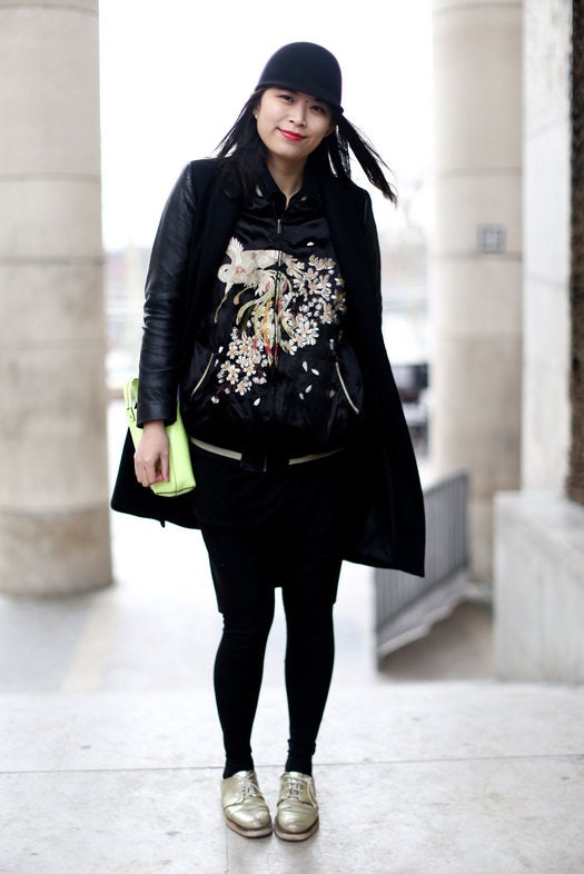 Streetstyle Неделя моды в Париже
