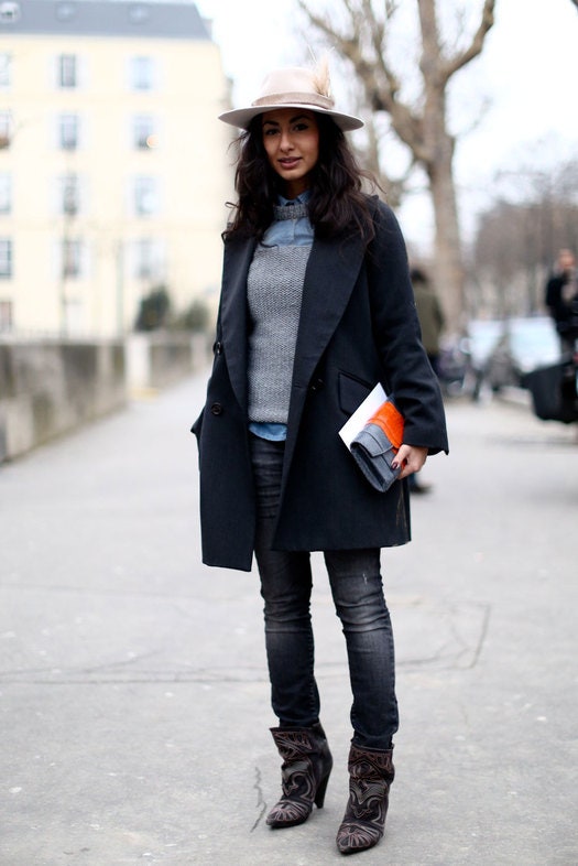 Streetstyle Неделя моды в Париже