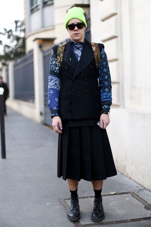 Streetstyle Неделя моды в Париже