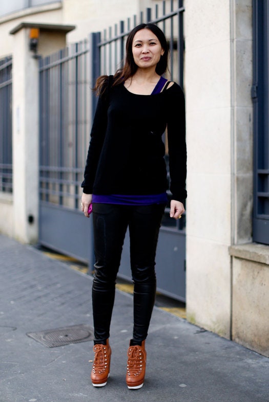 Streetstyle Неделя моды в Париже