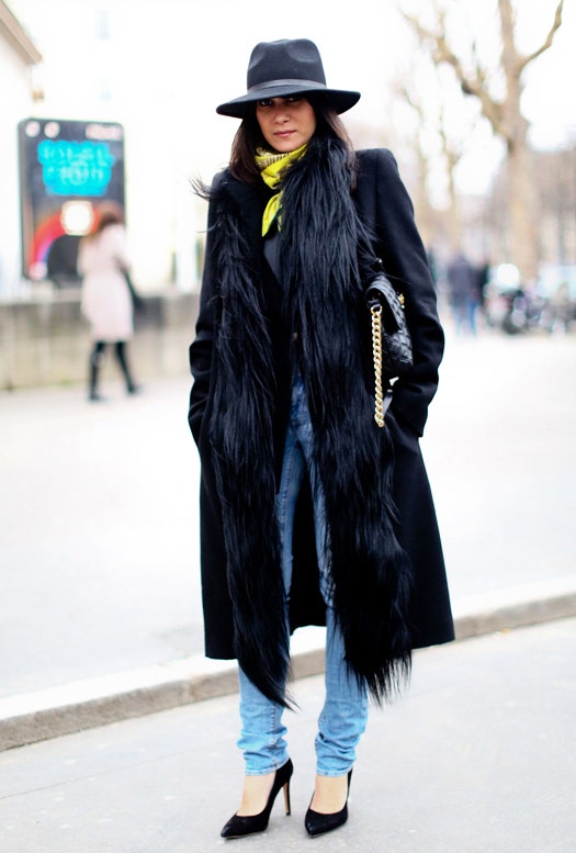 Streetstyle Неделя моды в Париже
