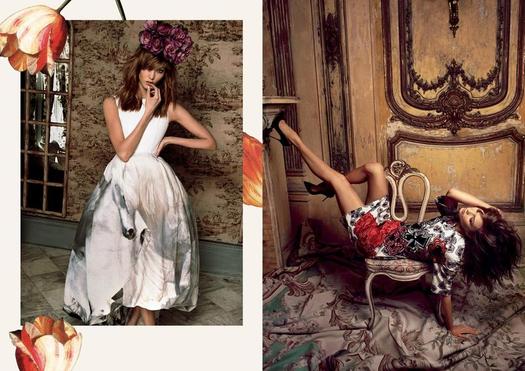 Карли Клосс в рекламной кампании Moda Operandi