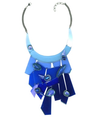 Erickson Beamon. колье из  плексигласа  и стекла  со стразами цена по запросу