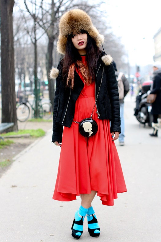 Streetstyle Неделя моды Haute Couture в Париже. Часть 4