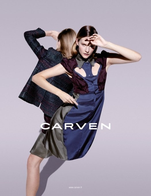 Carven весенняя рекламная кампания