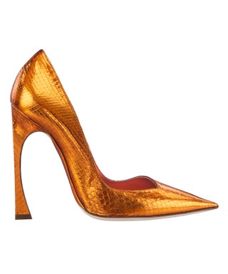Dior     туфли из кожи питона цена по запросу.
