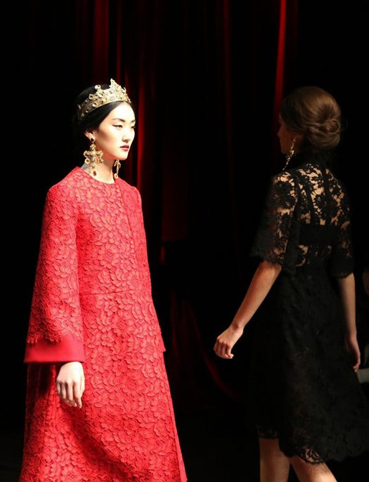 Glamour.ru на показе Dolce  Gabbana