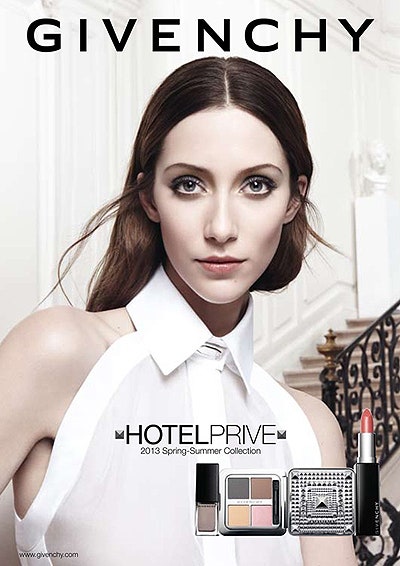 Алана Циммер в рекламе коллекции Hotel Prive от Givenchy