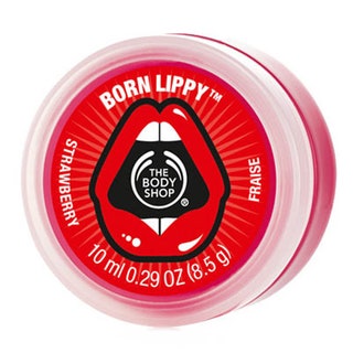 Бальзам для губ с ароматом клубники Born Lippy The Body Shop 200 рублей. Прошлогодняя весенняя коллекция для губ Born...