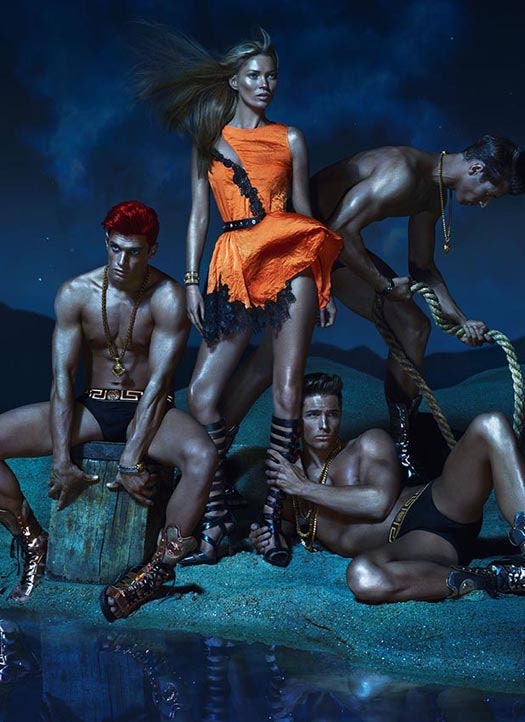 Лица весны от Versace Кейт Мосс и другие