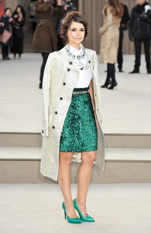 Звезды на показе Burberry Prorsum