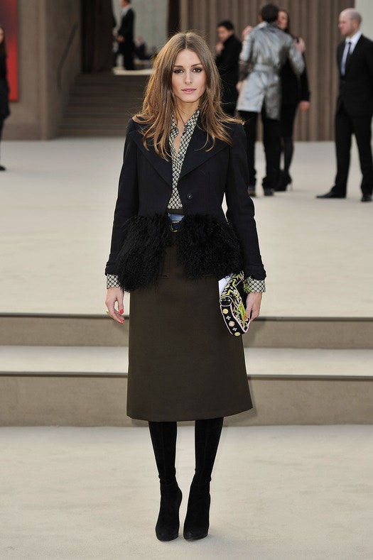 Звезды на показе Burberry Prorsum
