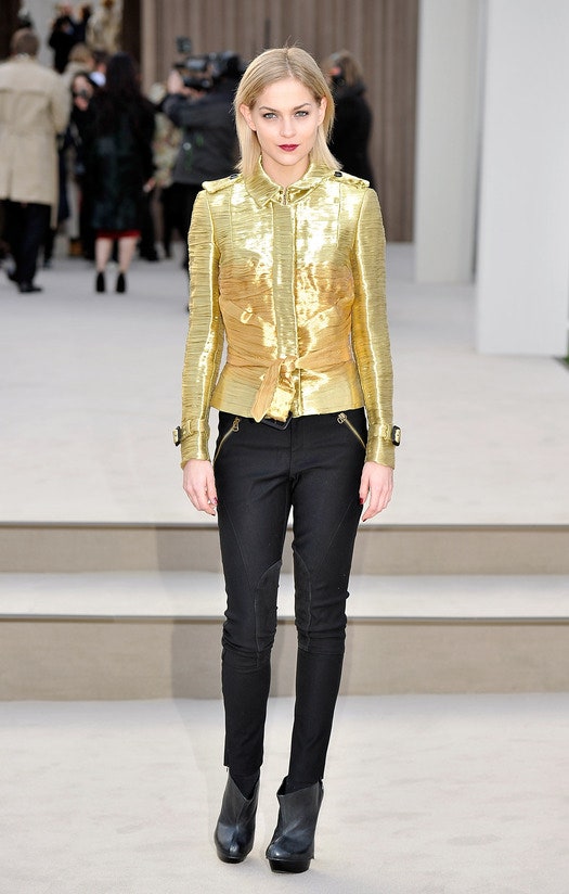 Звезды на показе Burberry Prorsum