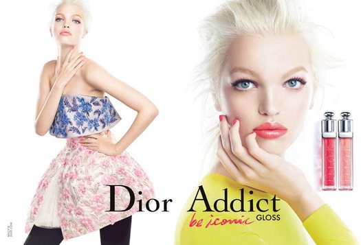 Дафна Грюнвельд рекламирует блеск Dior Addict