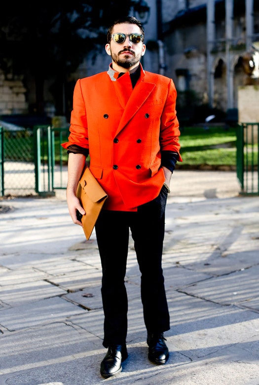 Streetstyle Неделя мужской моды в Париже