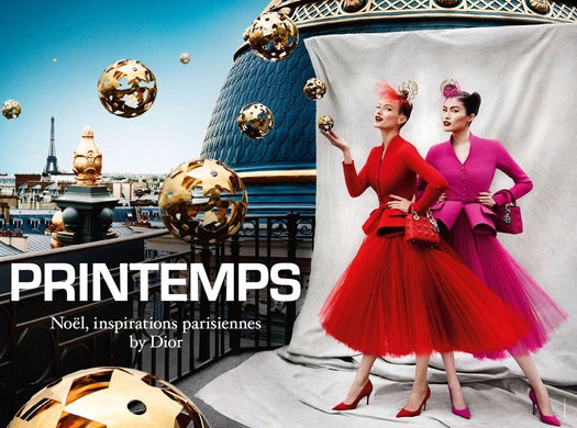 Рождественская кампания Printemps Dior