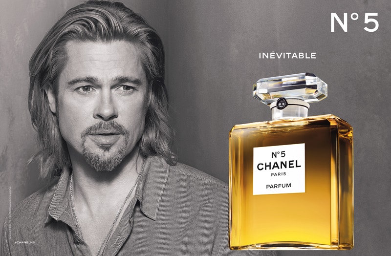 Брэд Питт в рекламе Chanel N5