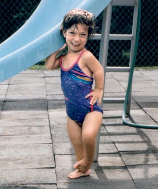 Шестилетняя Тиффани  на водных горках 1986.