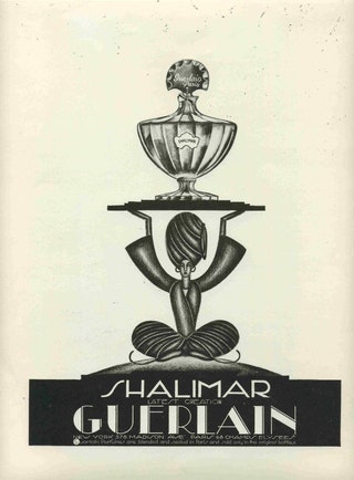 Рекламы Shalimar разных лет.