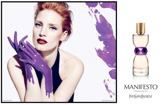 Джессика Честейн для YSL