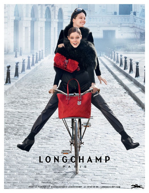 Коко Роша в рекламной кампании Longchamp
