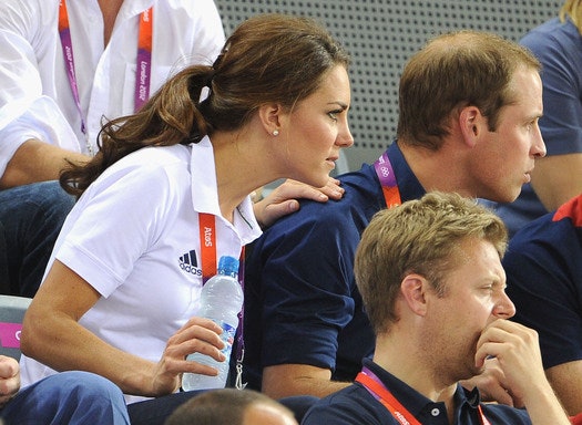 Кейт и Уильям болеют за британских спортсменов