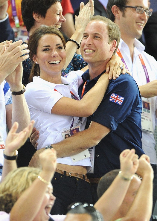 Кейт и Уильям болеют за британских спортсменов