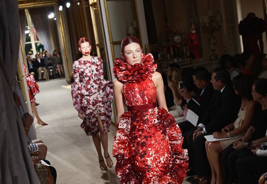 Giambattista Valli haute couture показ и гости