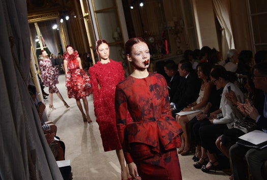 Giambattista Valli haute couture показ и гости