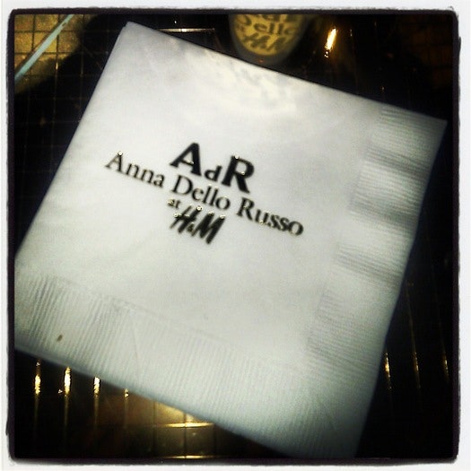 Анна Делло Руссо для HM вечеринка в Париже