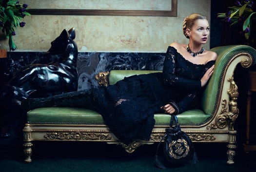 «Русский сезон» Кейт Мосс для Salvatore Ferragamo