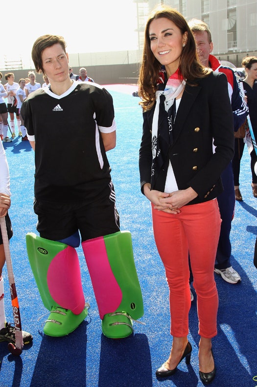 Кейт Миддлтон посетила Олимпийский парк в Лондоне