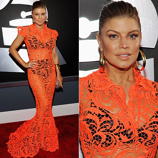 Grammy 2012 красная дорожка