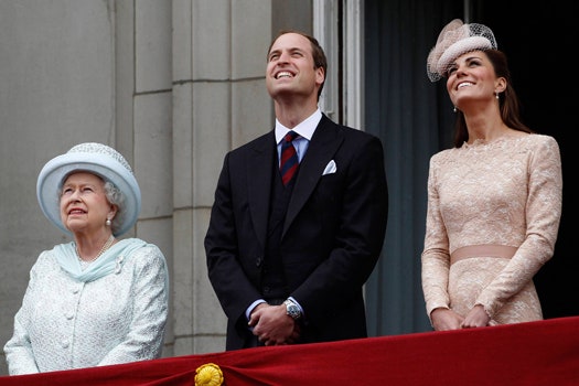 Уильям и Кейт на празднике в честь королевы