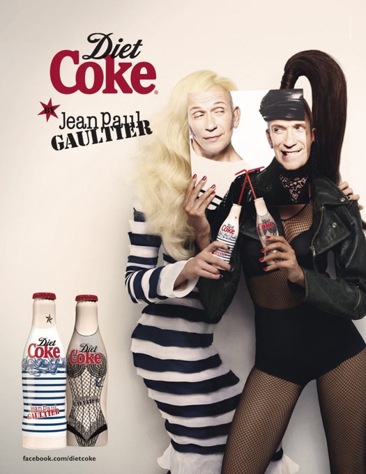 Жан Поль Готье в новой рекламе Diet Coke