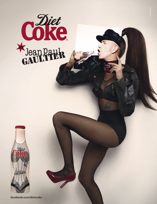 Жан Поль Готье в новой рекламе Diet Coke