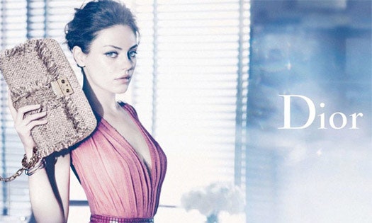 Мила Кунис в летней рекламной кампании Miss Dior