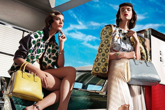 Превью весенней рекламной кампании Prada