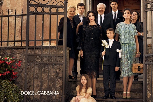 Моника Беллучи и Бьянка Балти фото для Dolce  Gabbana