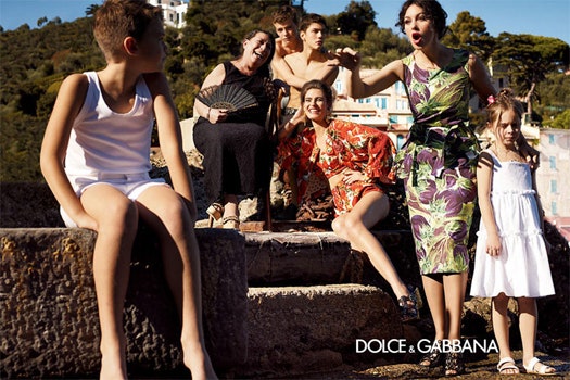 Моника Беллучи и Бьянка Балти фото для Dolce  Gabbana