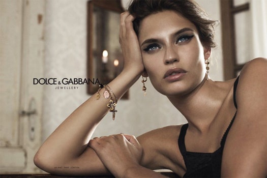 Бьянка Балти в рекламе украшений Dolce  Gabbana