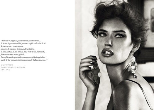 Бьянка Балти в рекламе украшений Dolce  Gabbana