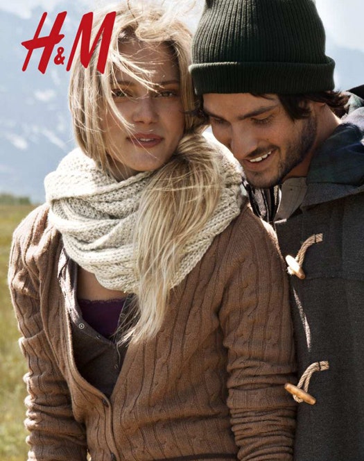 Хилари Рода в рекламе теплой коллекции HM