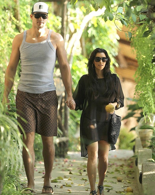 Ким Кардашьян и Крис Хамфрис медовый месяц в Италии