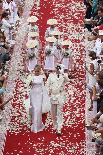 Венчание принца Альбера II и Шарлин Уиттсток