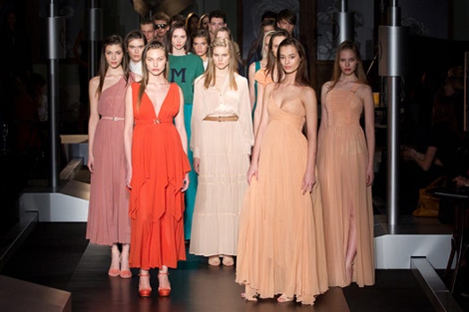 Оливия Палермо на московском показе Mango
